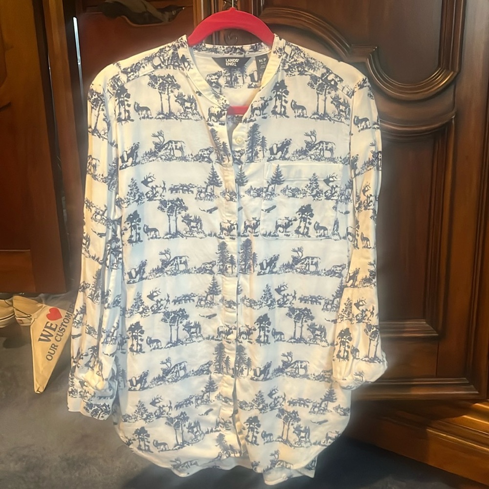 Land’s  End Flannel tunic
